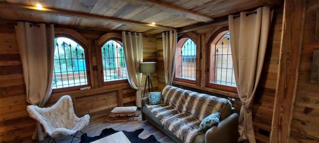 Chalet Serre Cambeou Piscine&Spa Saint-Chaffrey Εξωτερικό φωτογραφία