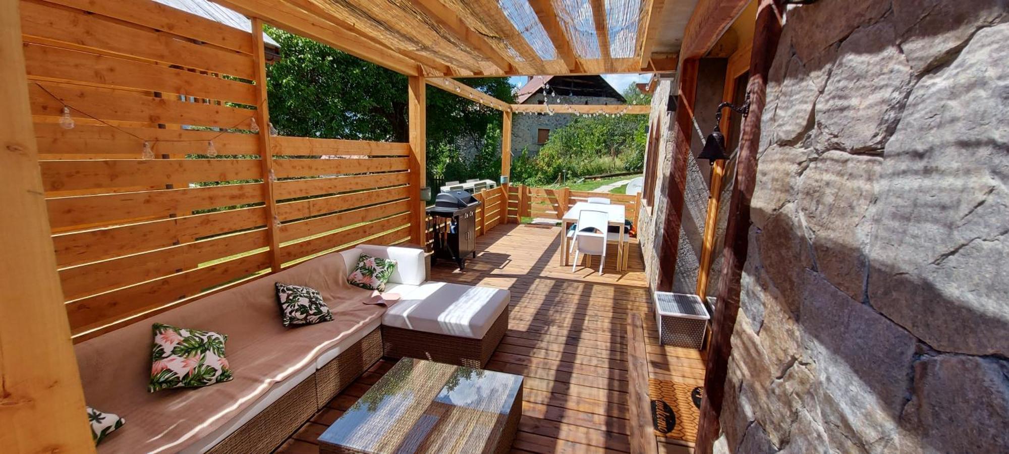 Chalet Serre Cambeou Piscine&Spa Saint-Chaffrey Εξωτερικό φωτογραφία