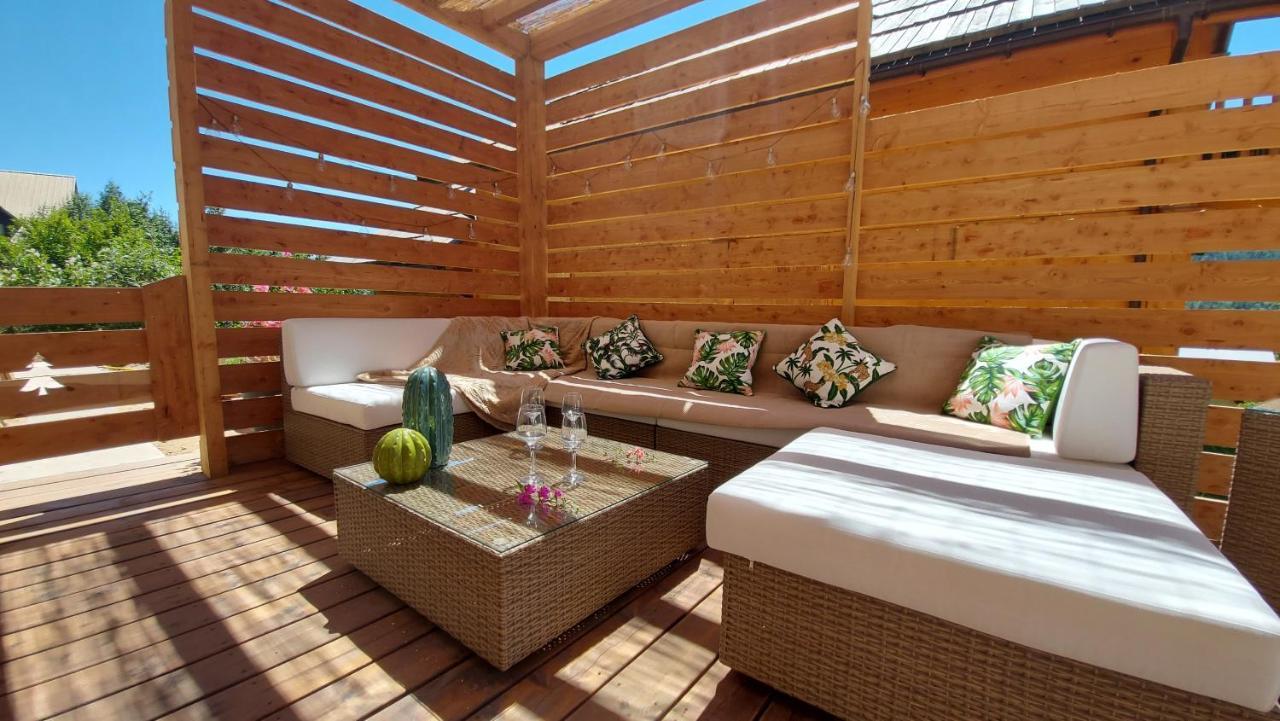 Chalet Serre Cambeou Piscine&Spa Saint-Chaffrey Εξωτερικό φωτογραφία