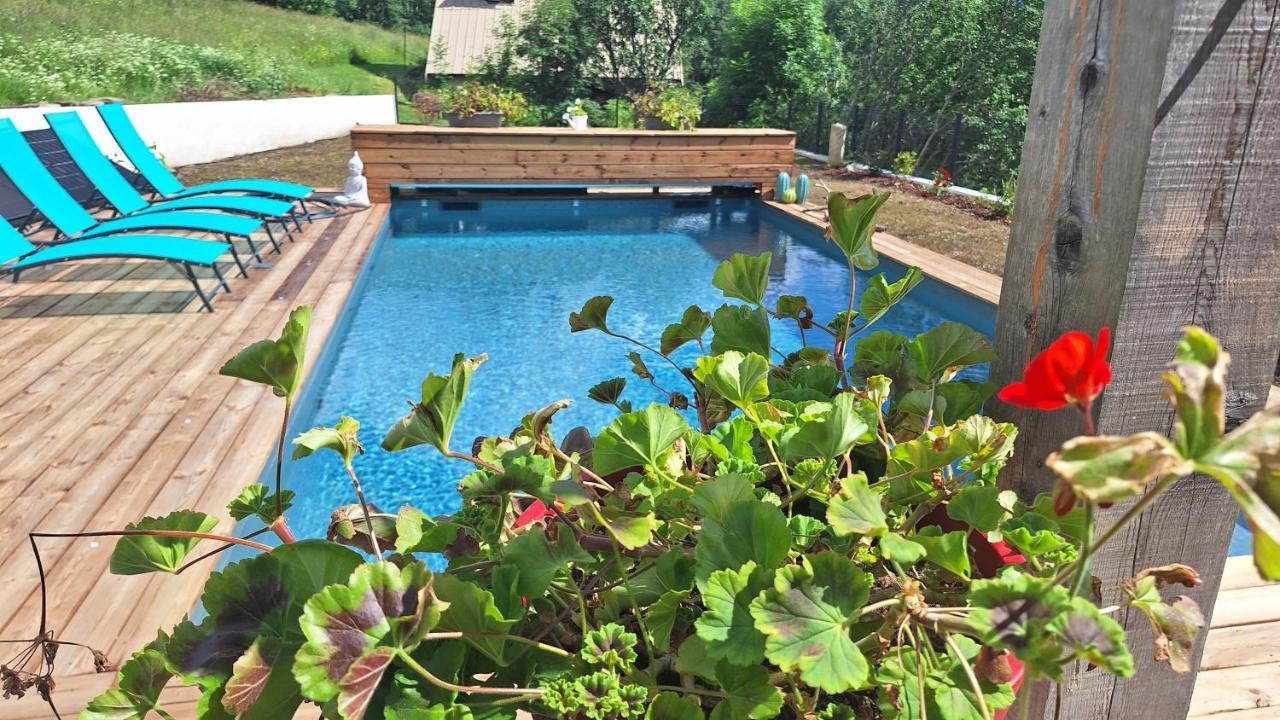 Chalet Serre Cambeou Piscine&Spa Saint-Chaffrey Εξωτερικό φωτογραφία